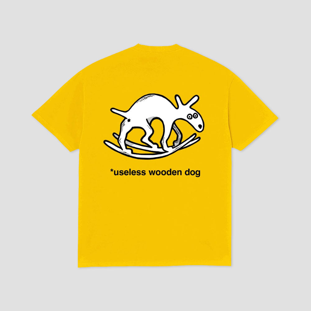 Polar Useless Wooden Dog T-Shirt Yellow