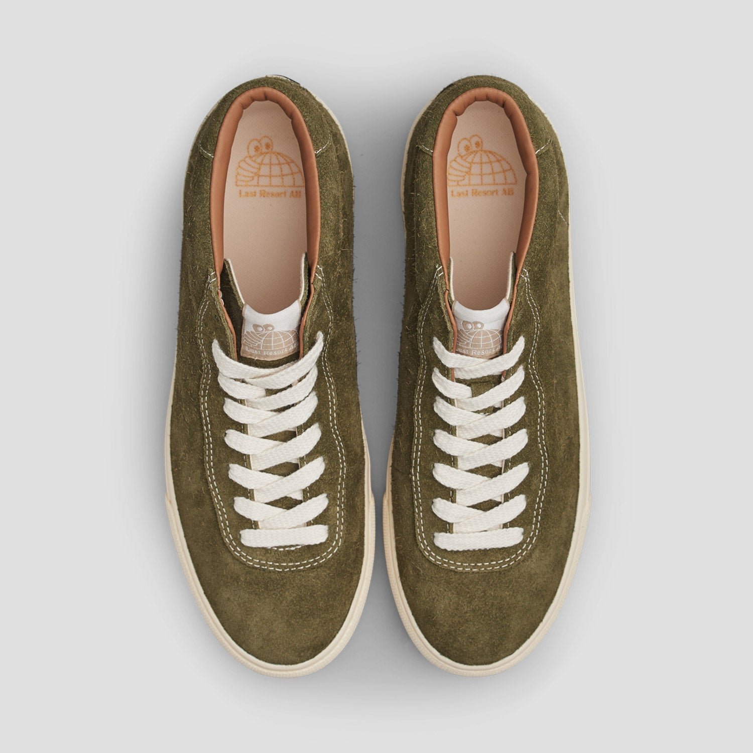 Last Resort AB VM001 Mid Skate Shoes Olive / White
