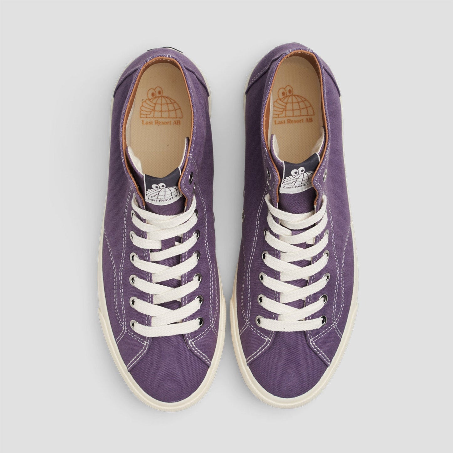 Last Resort AB VM003 HI Canvas Skate Shoes Purple Haze / White