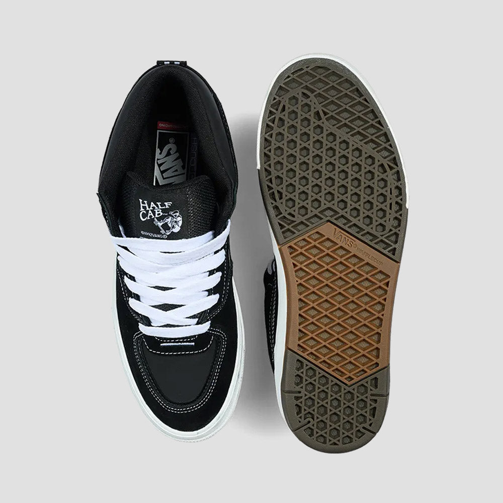 Vans Skate Half Cab Wafflecup Shoes Black / White