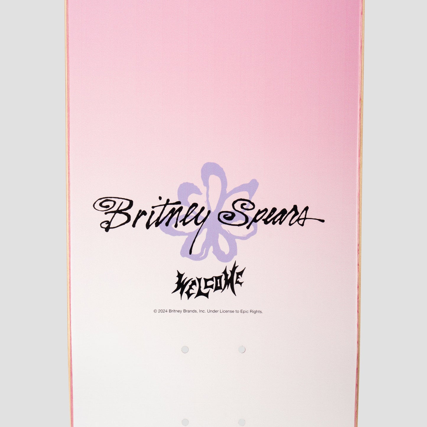 Welcome X Britney 8.25 Believe on Popsicle Skateboard Deck Pearl Fade