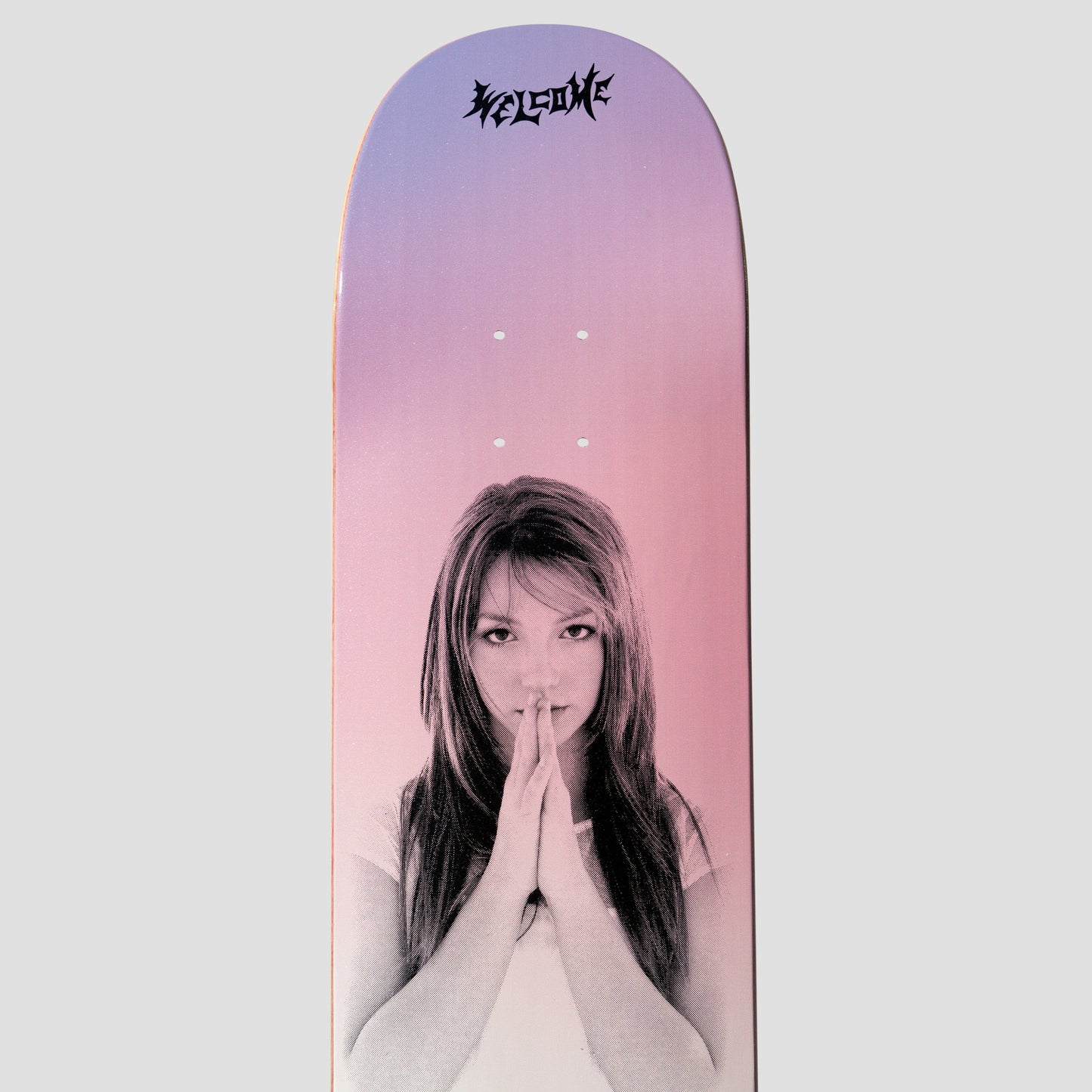 Welcome X Britney 8.25 Believe on Popsicle Skateboard Deck Pearl Fade