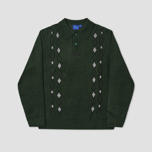 Helas Apres-Ski Polo Knit Green