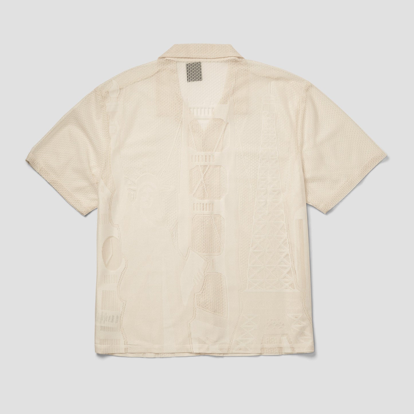 Huf World Tour Shortsleeve Lace Shirt Ivory