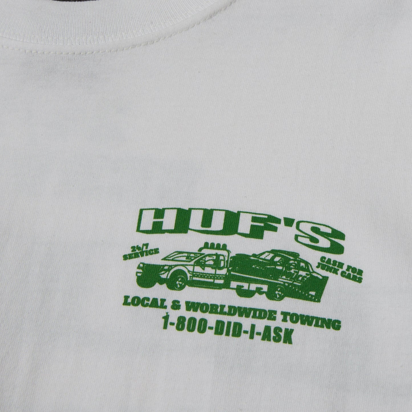 Huf Worldwide Towing Longsleeve T-Shirt White