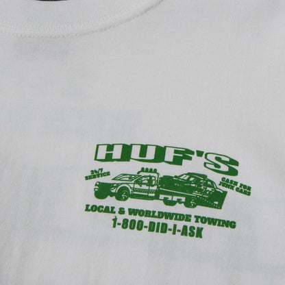 Huf Worldwide Towing Longsleeve T-Shirt White