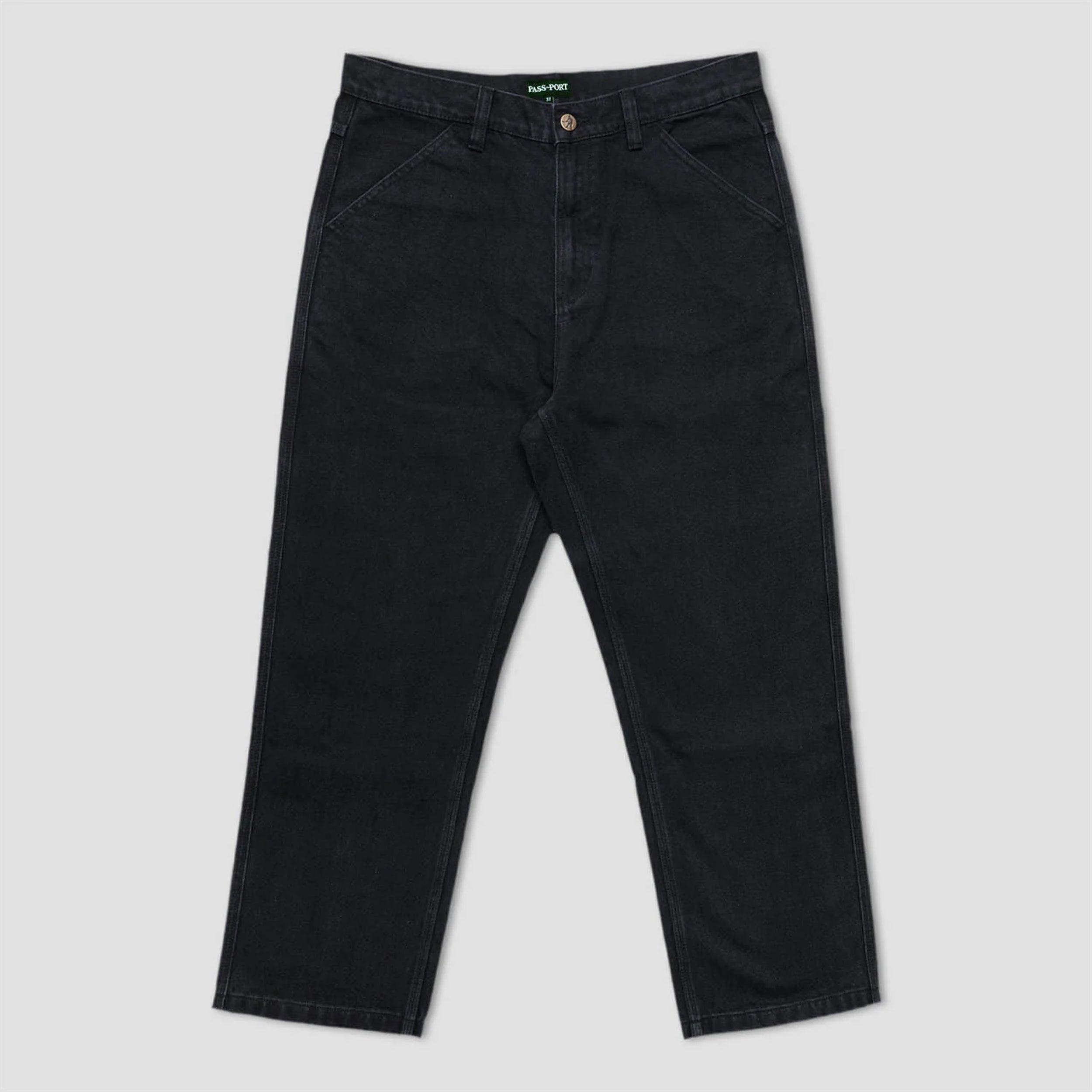 Passport Workers Club Jean Washed Black