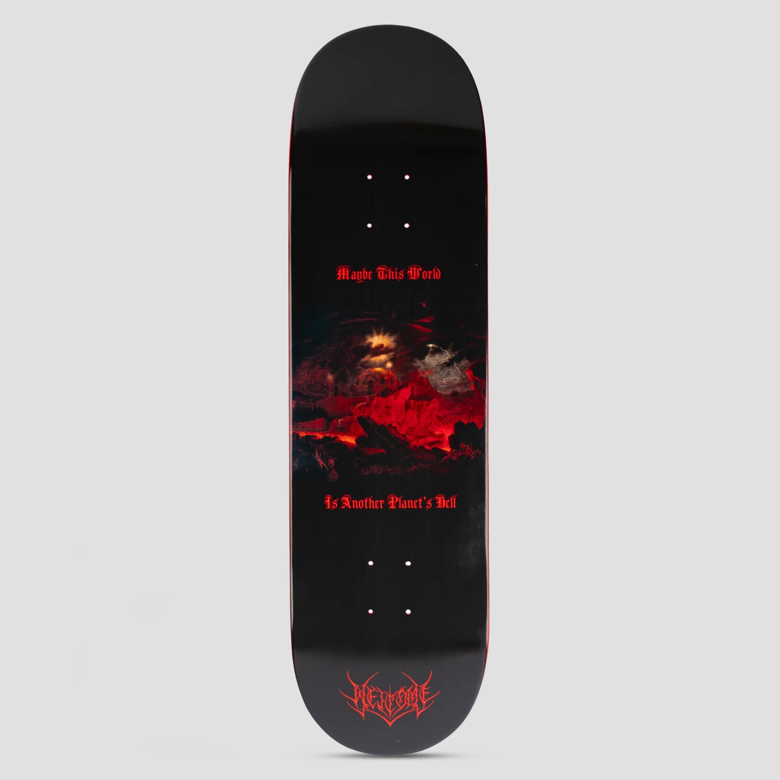 Welcome 8.75 Depths on Popsicle Skateboard Deck Red Dip