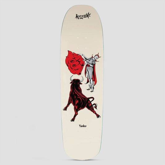 Welcome 9.0 Jake Yanko Matador on Panther Skateboard Deck Bone