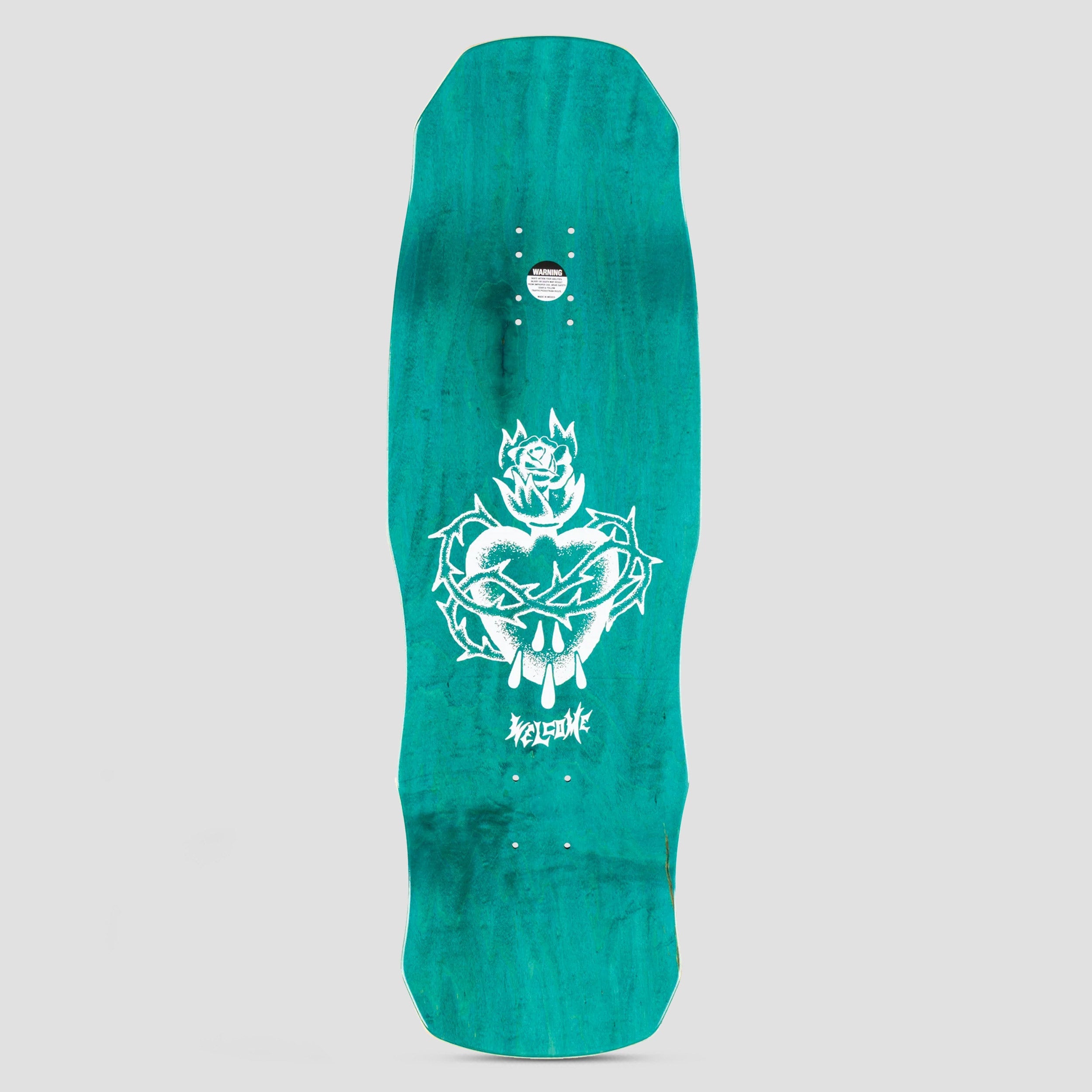 Welcome 9.75 Rider Skateboard Deck Black / Gold Foil