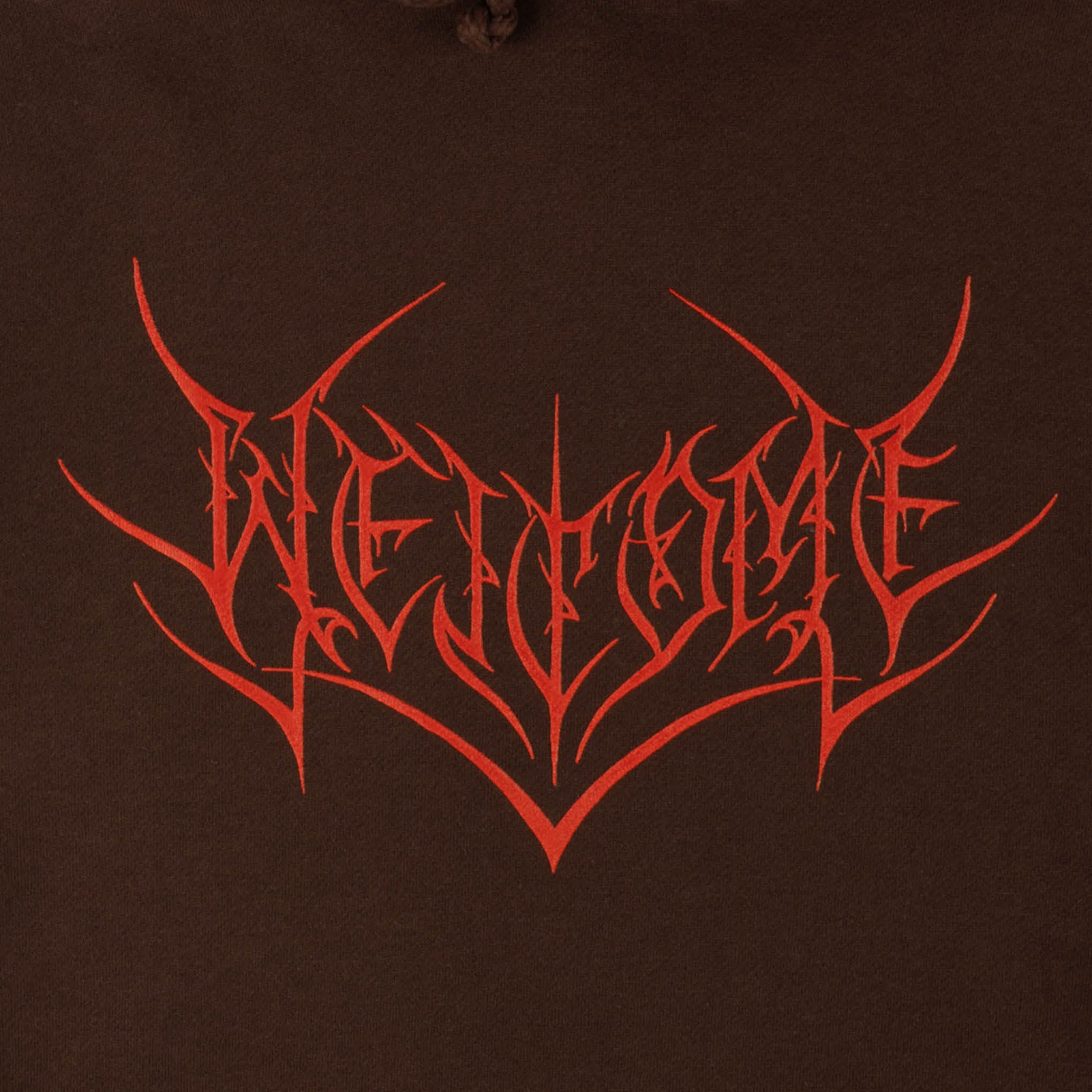 Welcome Big Splinter Printed Hood Brown / Red