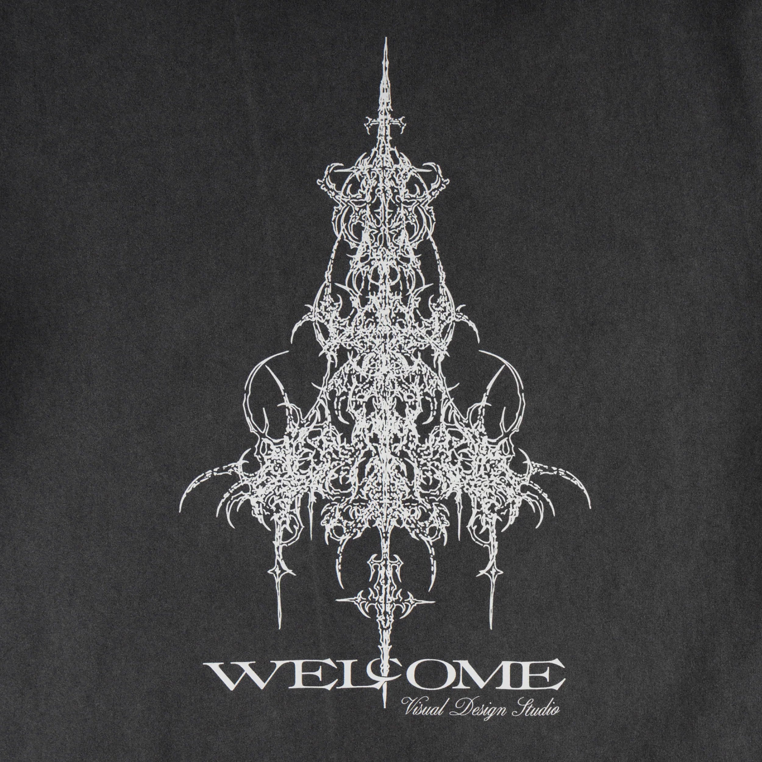 Welcome Chandelier T-Shirt Vintage Black