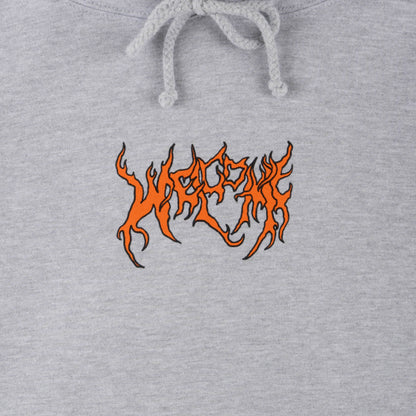 Welcome Firebreather Printed Hood Heather Grey