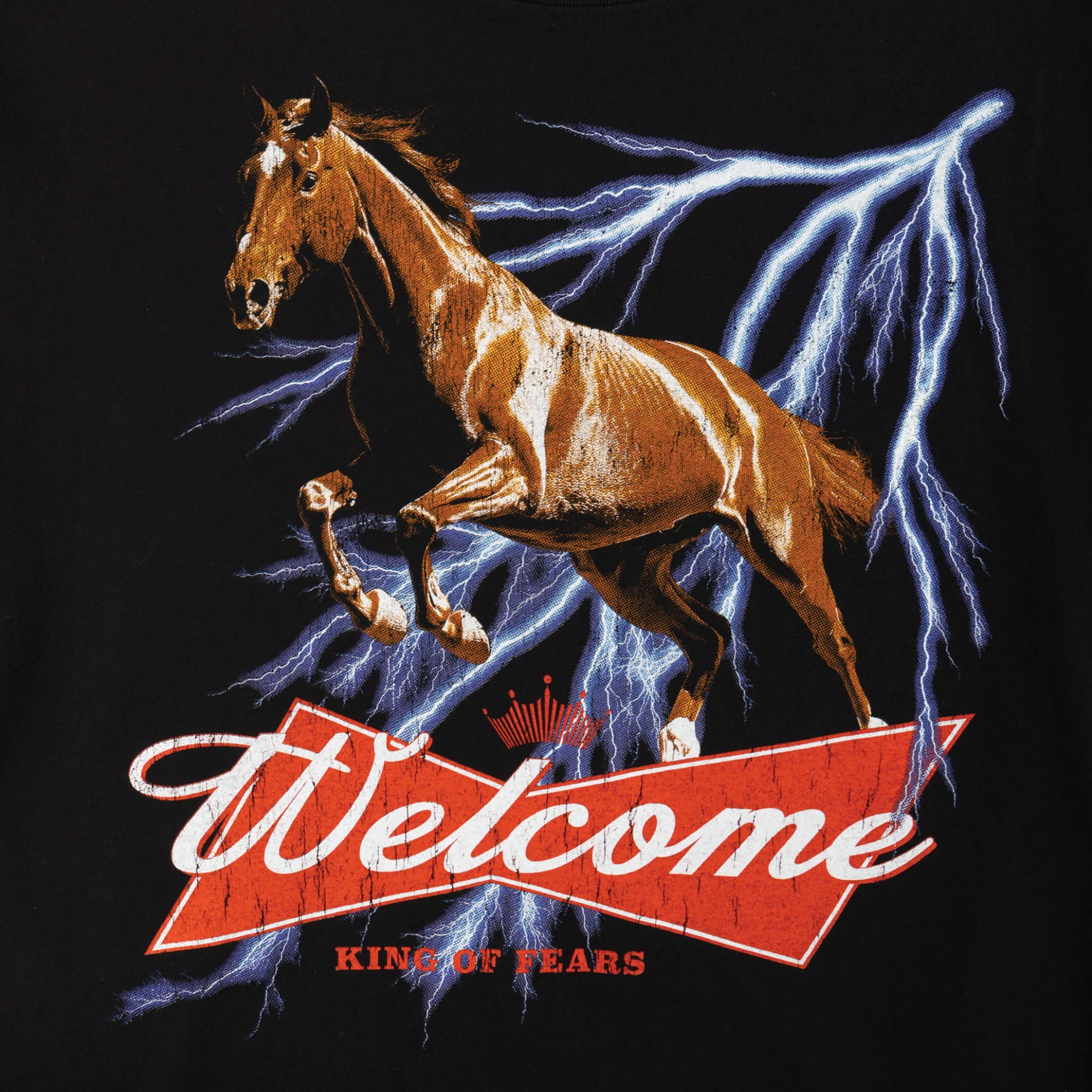Welcome King of Fears T-Shirt Black