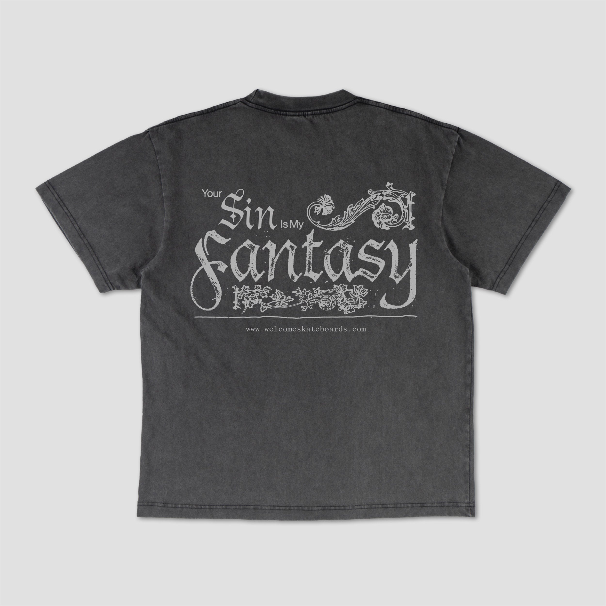 Welcome Paladin Boxy T-Shirt Vintage Black