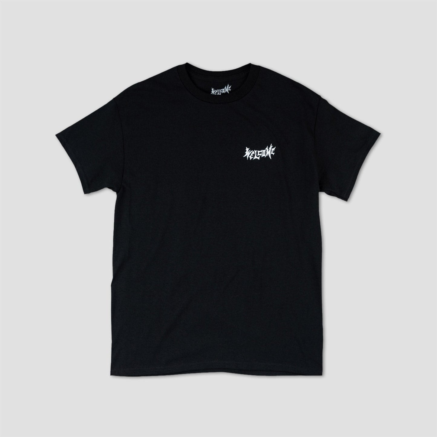 Welcome Sloth Printed T-Shirt Black / Sage