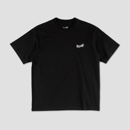 Welcome Vamp Core Shortsleeve Garment Dyed Knit Black