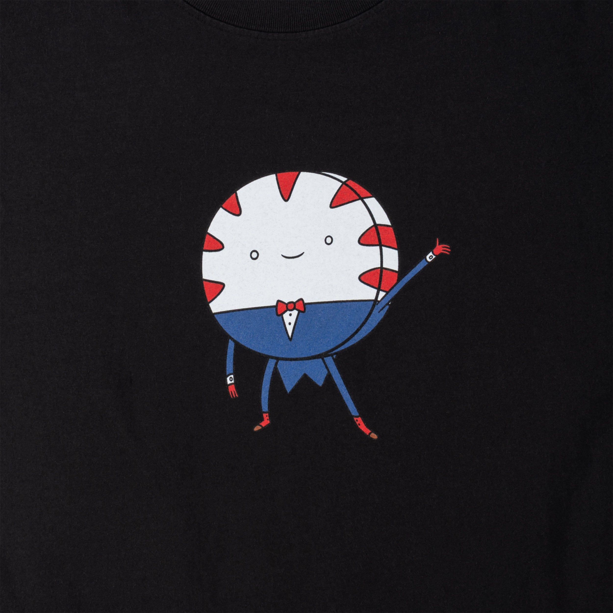 Welcome X Adventure Time Peppermint Butler T-Shirt Black