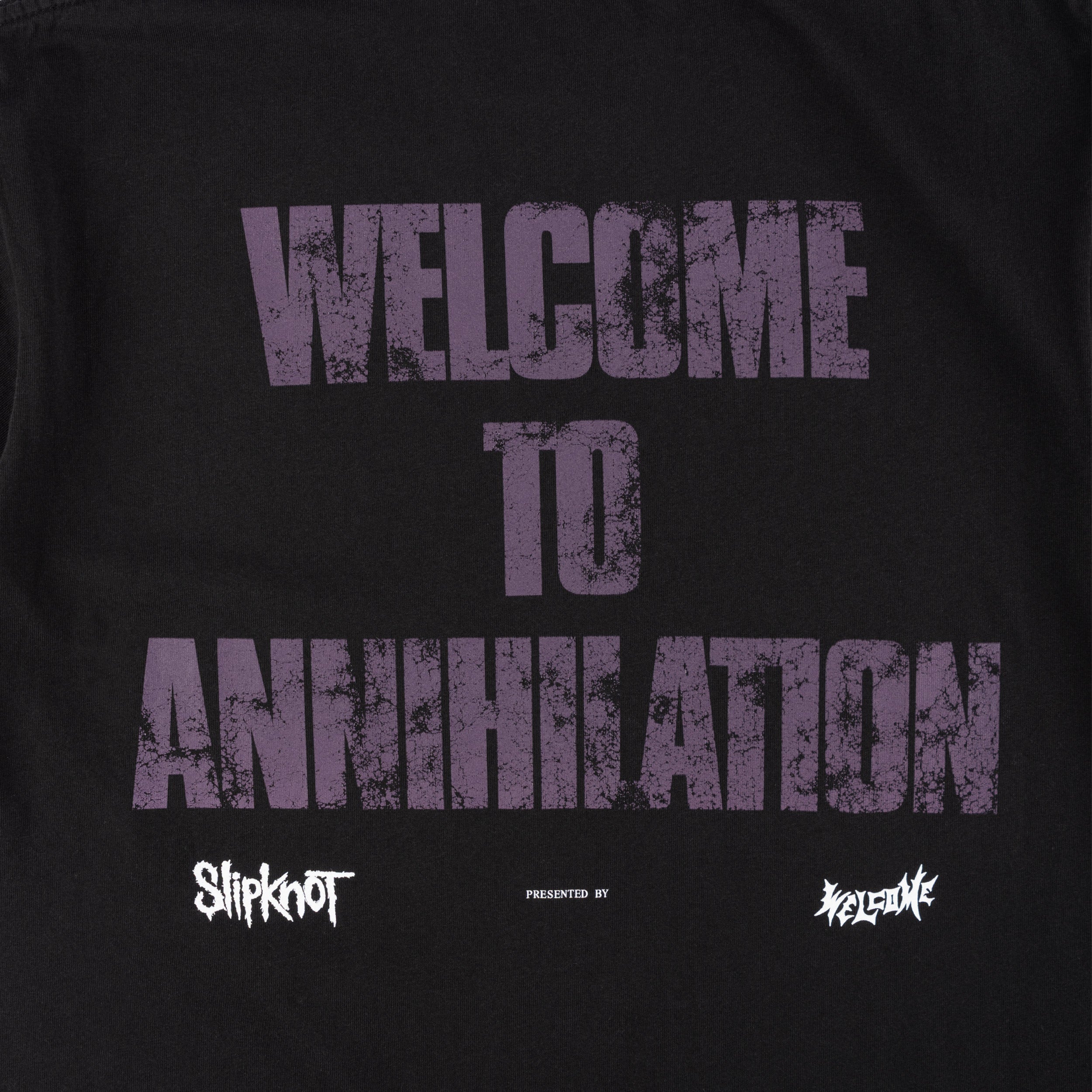 Welcome X Slipknot Annihilation T-Shirt Black