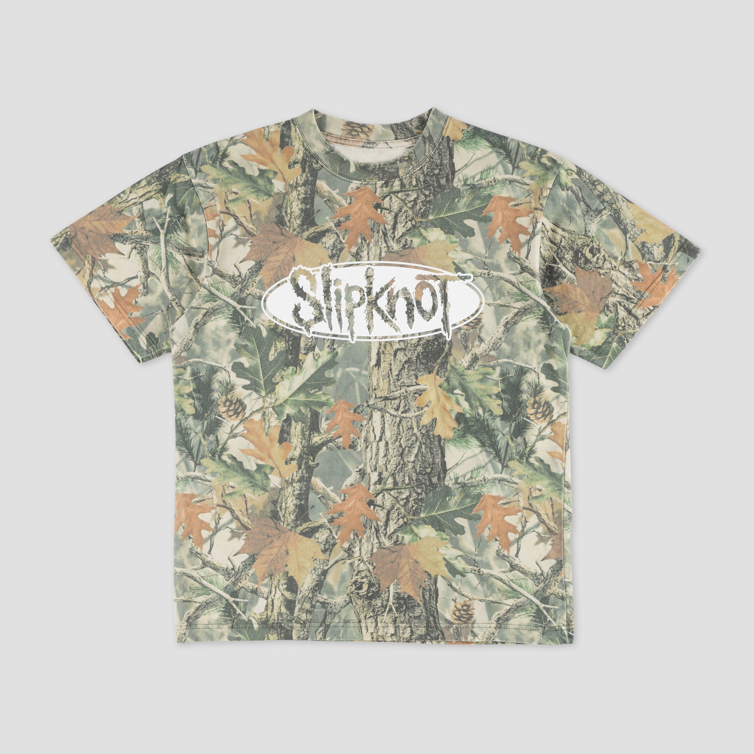Welcome X Slipknot Oval Logo T-Shirt Camo