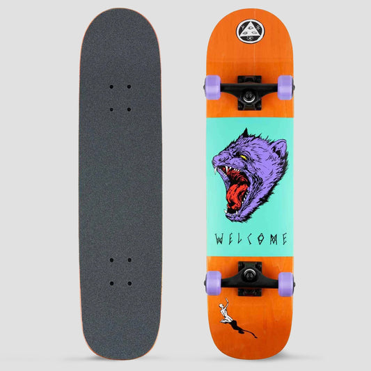 Welcome 7.75 Tasmanian Angel Complete Skateboard Orange