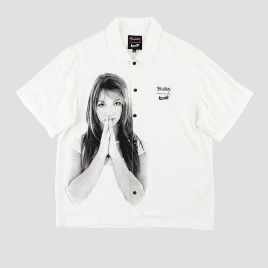 Welcome X Britney Rayon Photo Shirt White