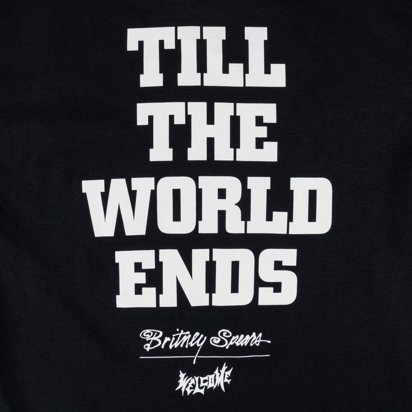 Welcome X Britney Till The World Ends T-Shirt Black