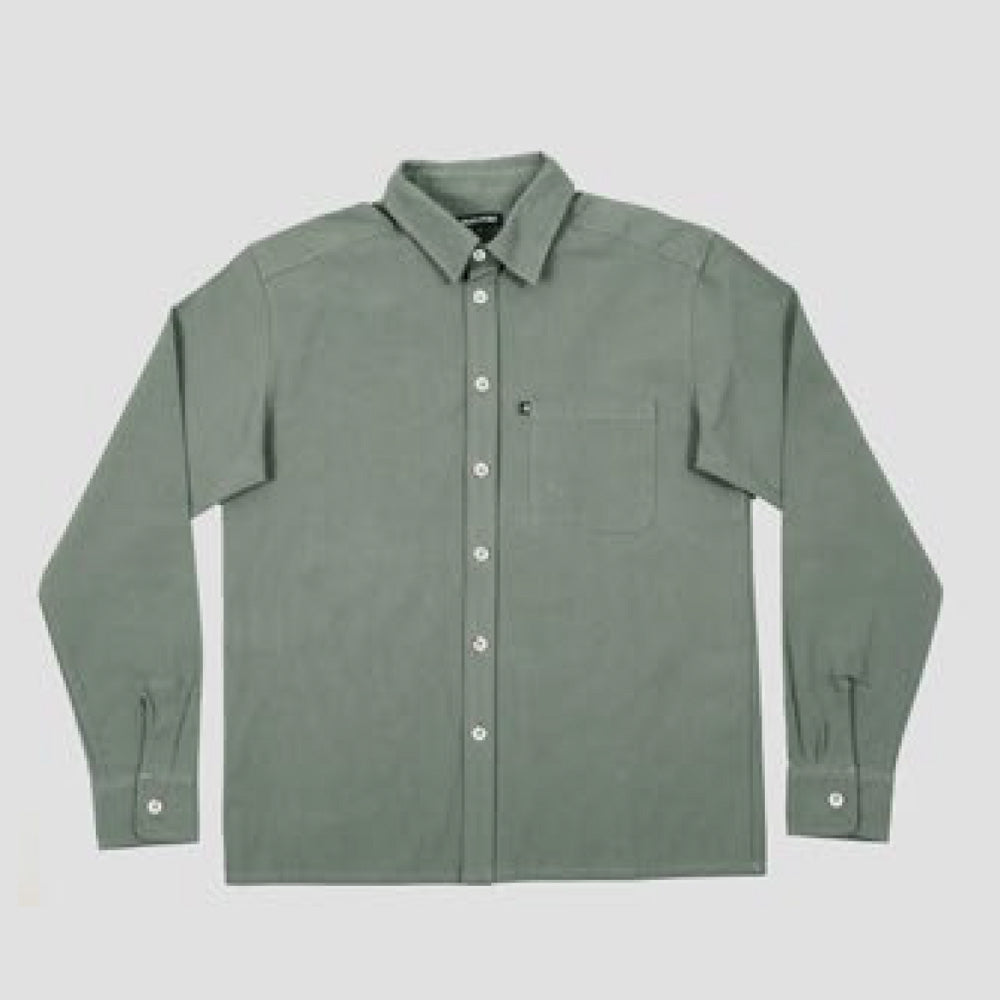Passport Workers Longsleeve Shirt Moss