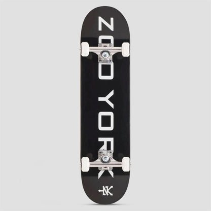 Zoo York 8 OG 95 Logo Block Complete Skateboard Black / White