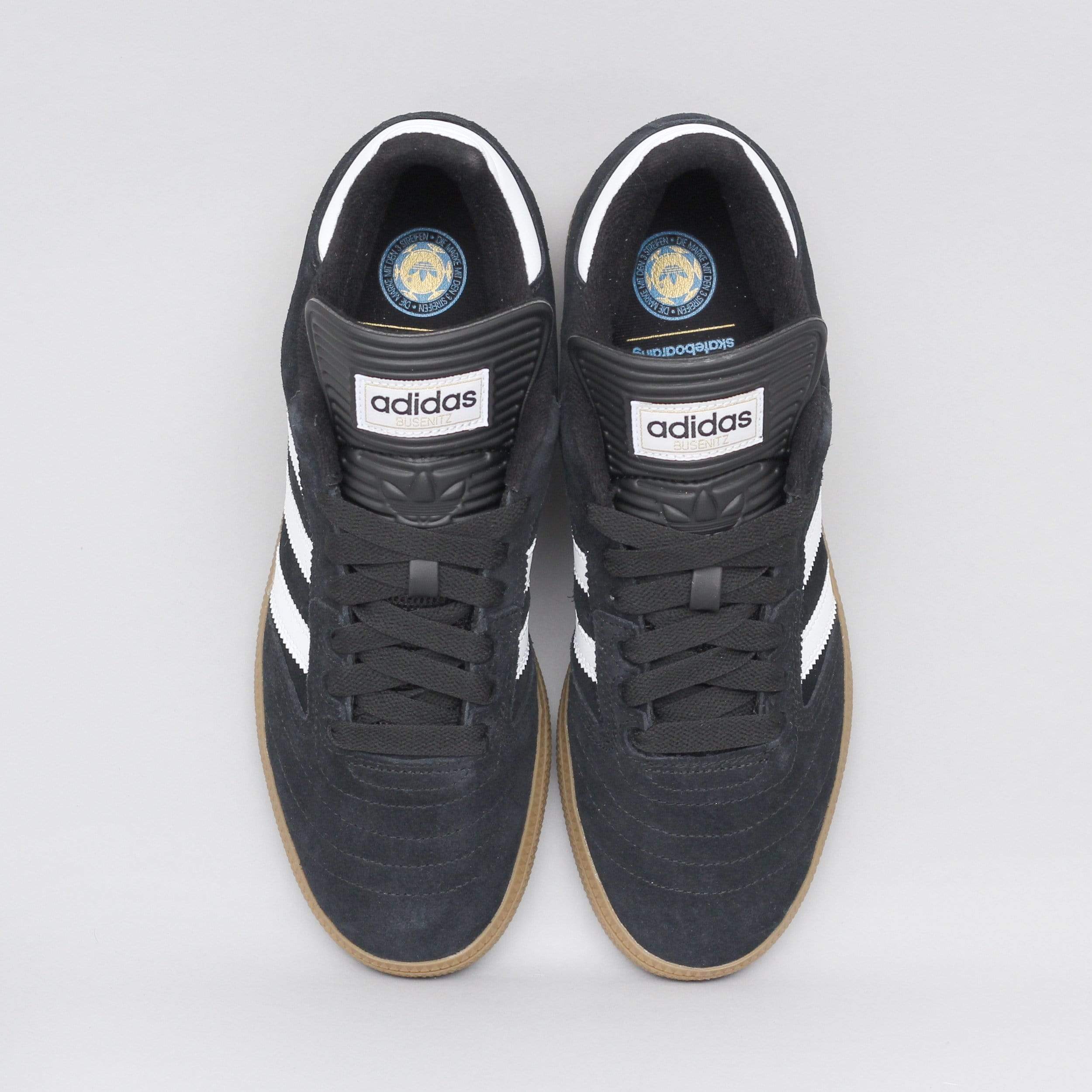 adidas Busenitz Shoes Black / Running White / Metallic Gold