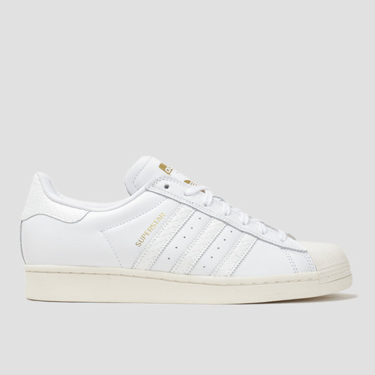 adidas Superstar Adv Skate Shoes Footwear White / Footwear White / Gold Metallic