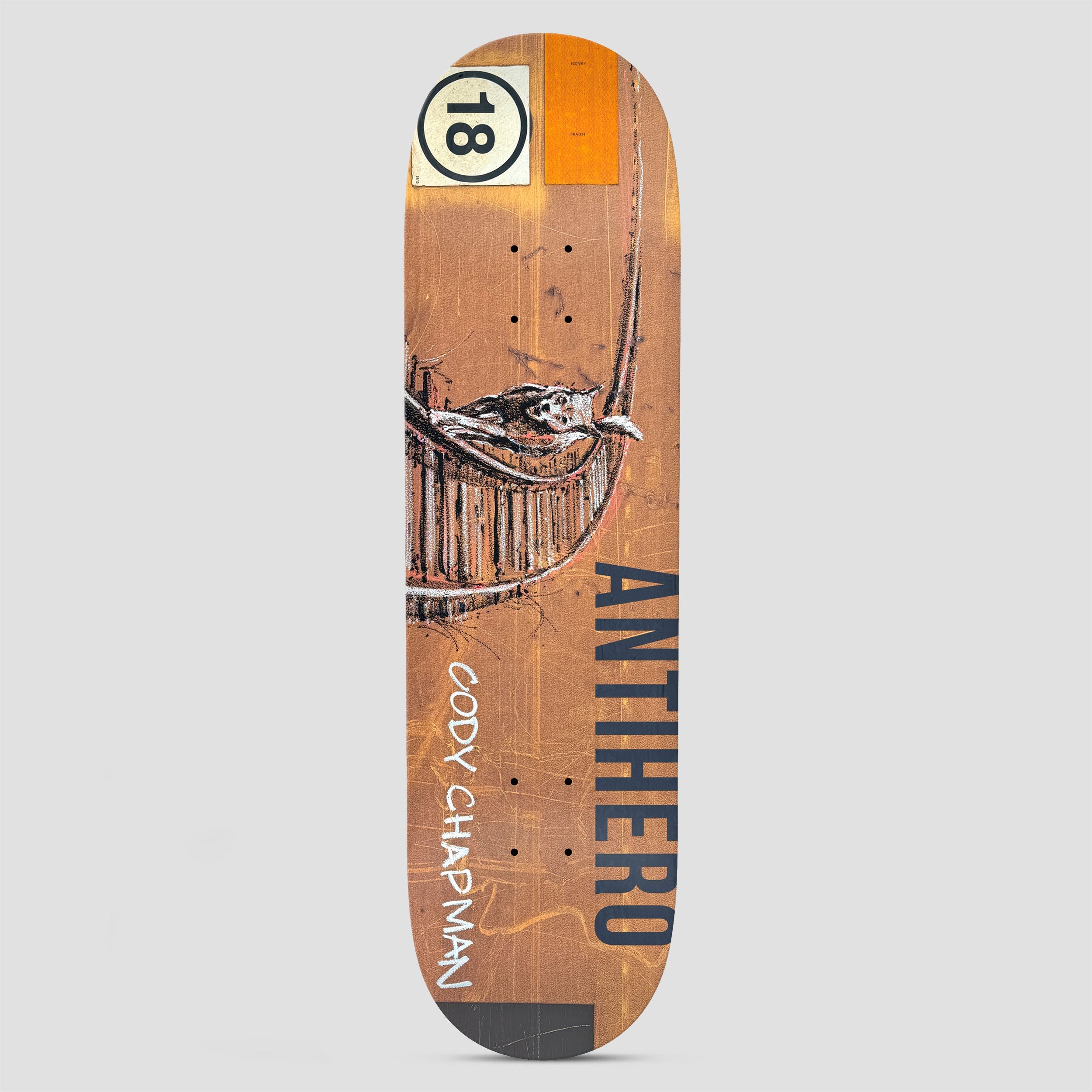 Anti Hero 8.5 Chapman Intermodal Skateboard Deck Multi