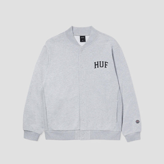 HUF Athletic Cardigan Heather Grey