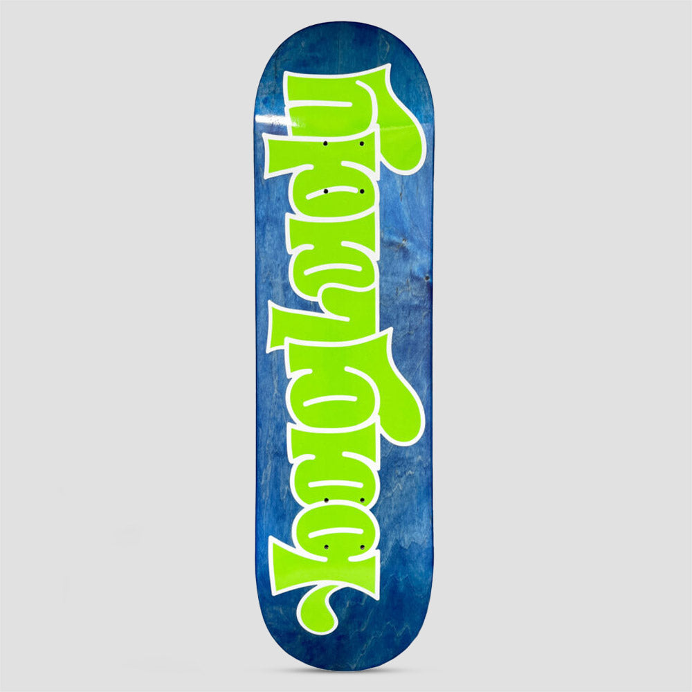Baglady 8.375 Throw Up Skateboard Deck Blue
