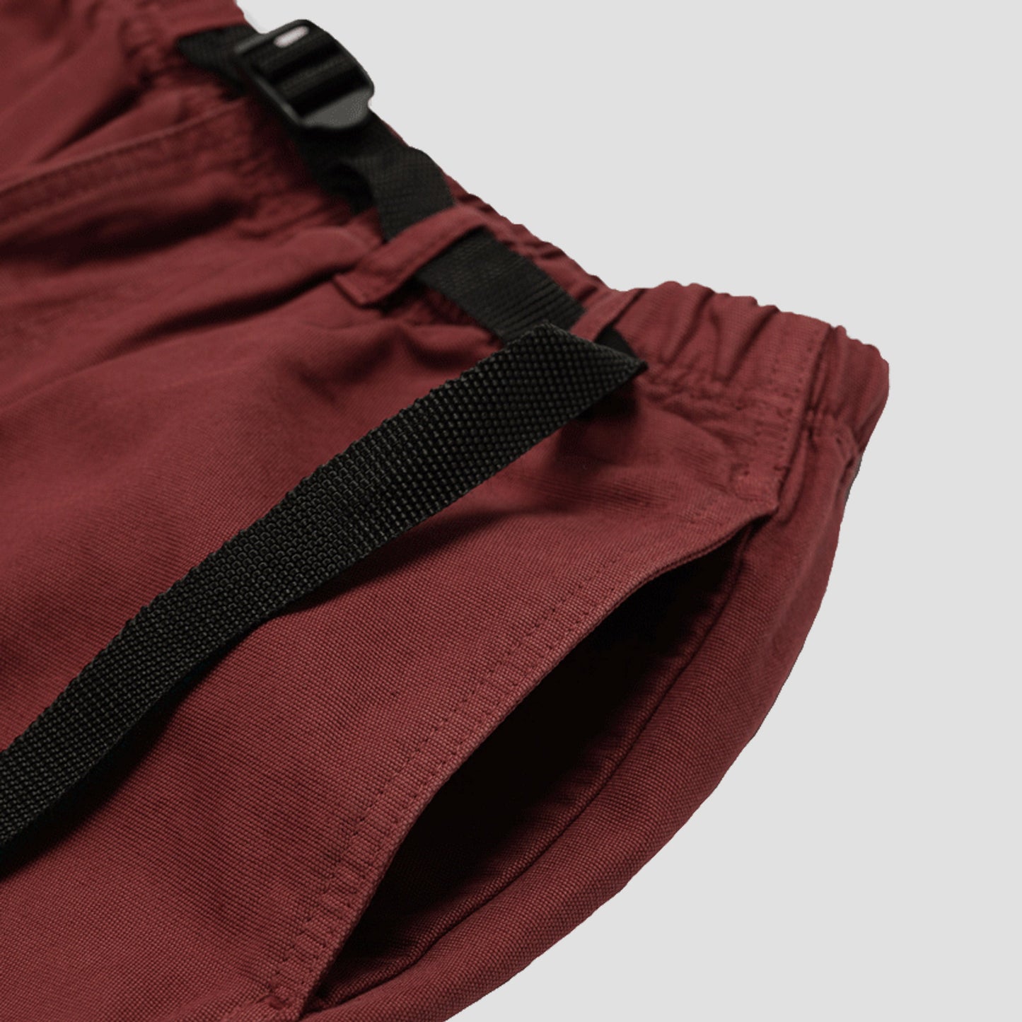 Dancer Belted Simple Pant Brick Red