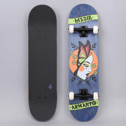 Birdhouse 8 Stage 3 Armanto Butterfly Complete Skateboard Blue