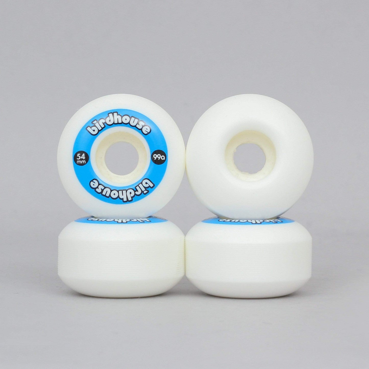 Birdhouse 54mm 99A Logo Wheels White / Blue