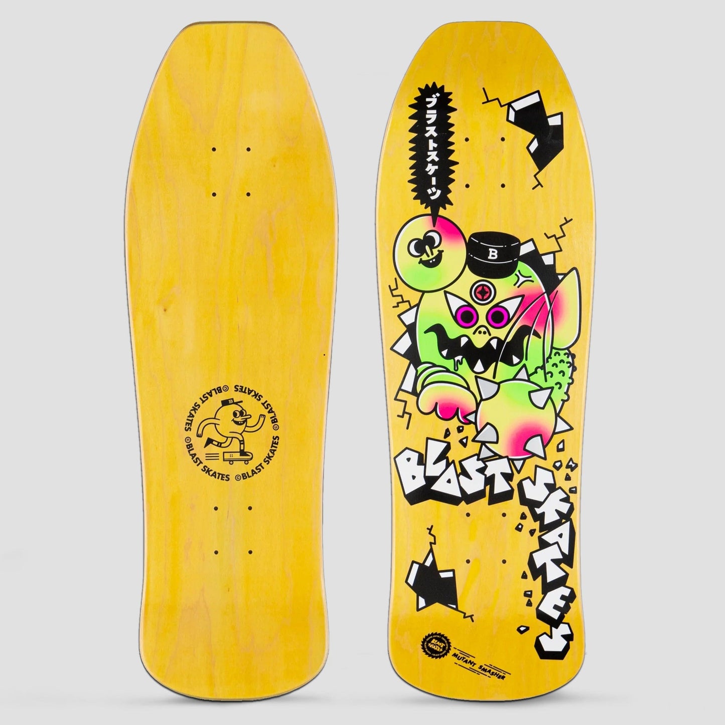 Blast Skates 10.0 Mutant Smasher Skateboard Deck