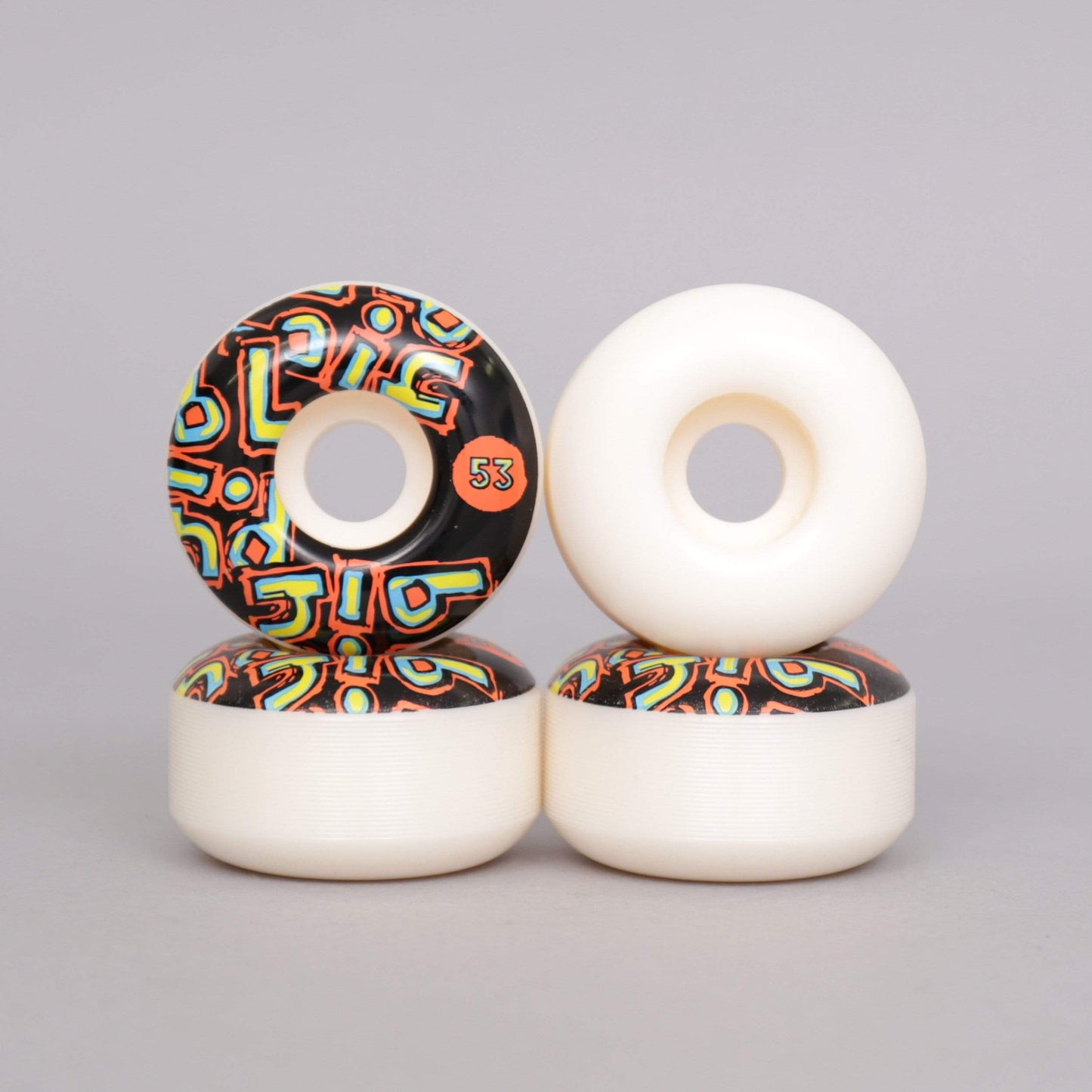 Blind 53mm OG Stacked Skateboard Wheels White / Black