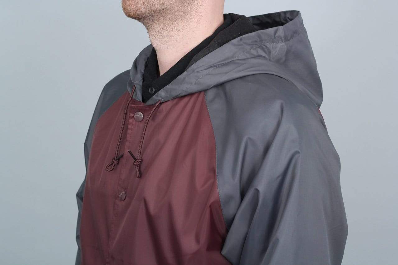 Brixton Hoover Jacket Burgundy / Charcoal
