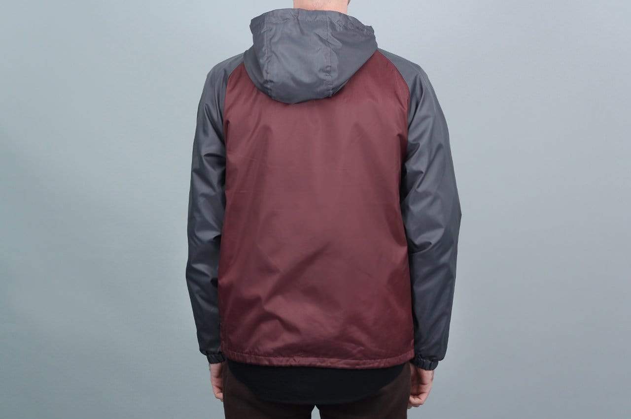 Brixton Hoover Jacket Burgundy / Charcoal