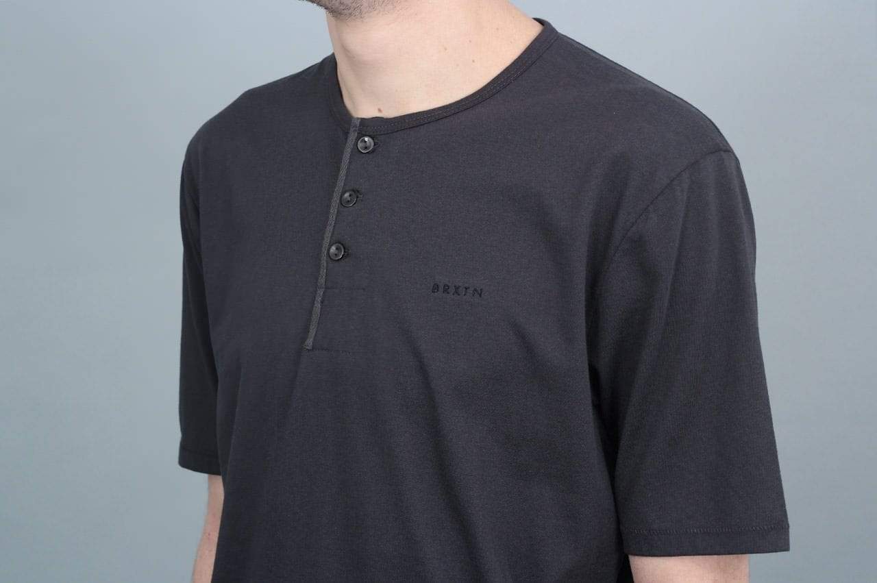 Brixton Berkeley Henley Washed Black