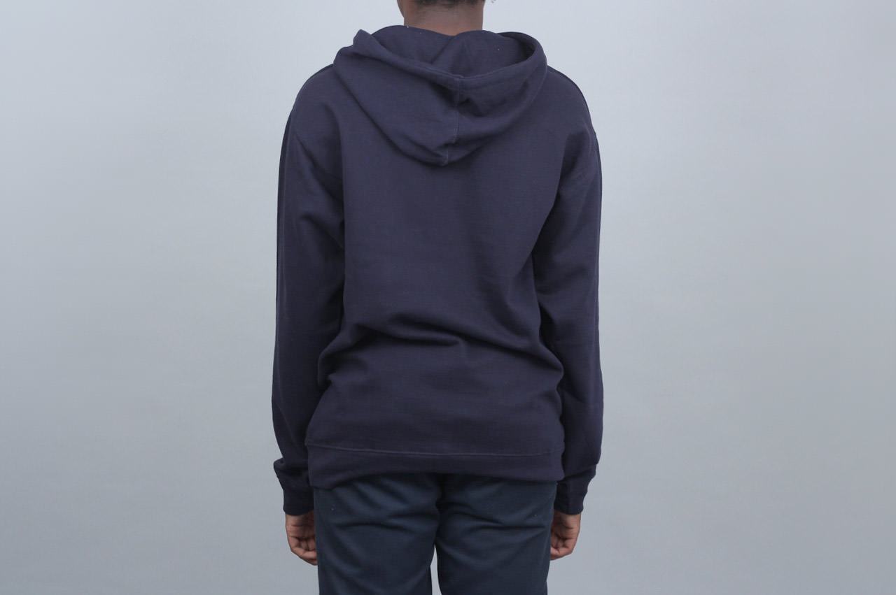Bronze 56K Flock Hood Navy
