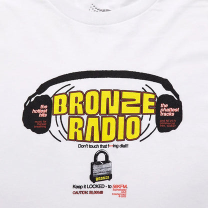 Bronze Don't Touch That Fucking Dial Longsleeve T-Shirt White