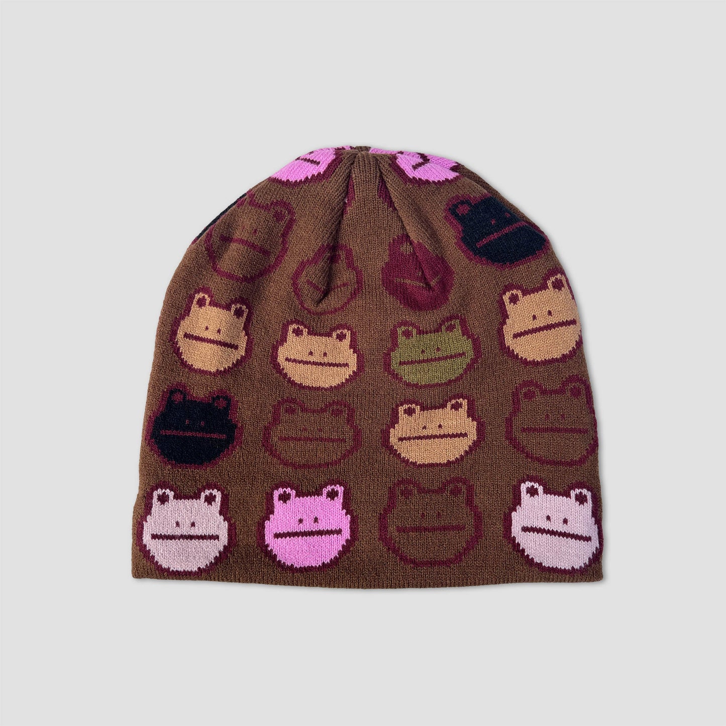 Frog Frog Nation Beanie Brown