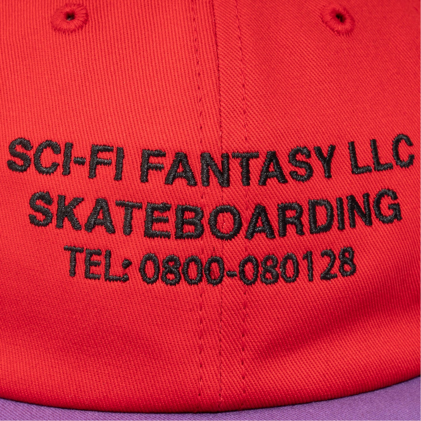 Sci-Fi Fantasy Business Post Cap Red / Violet