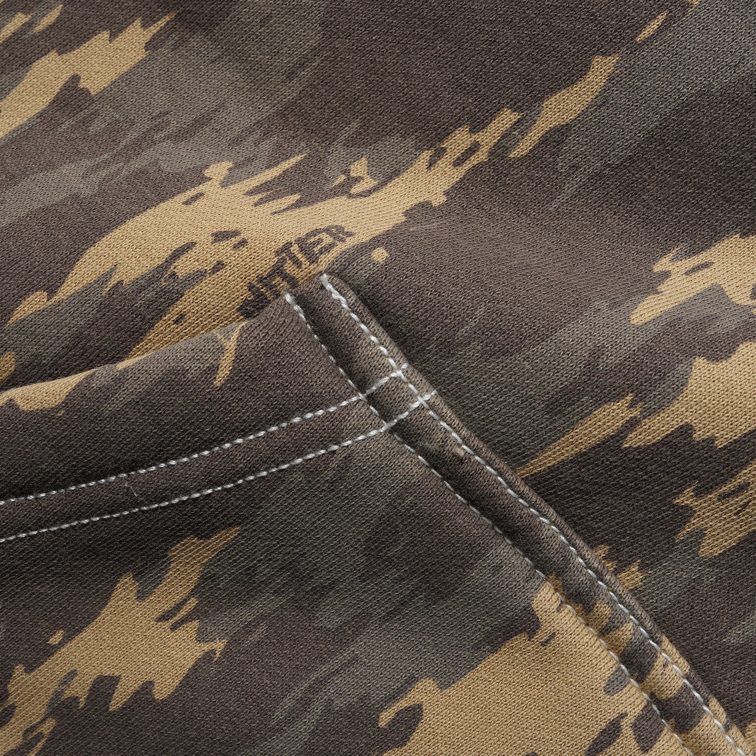 Butter Goods Blotch Zip-Thru Hood Washed Camo