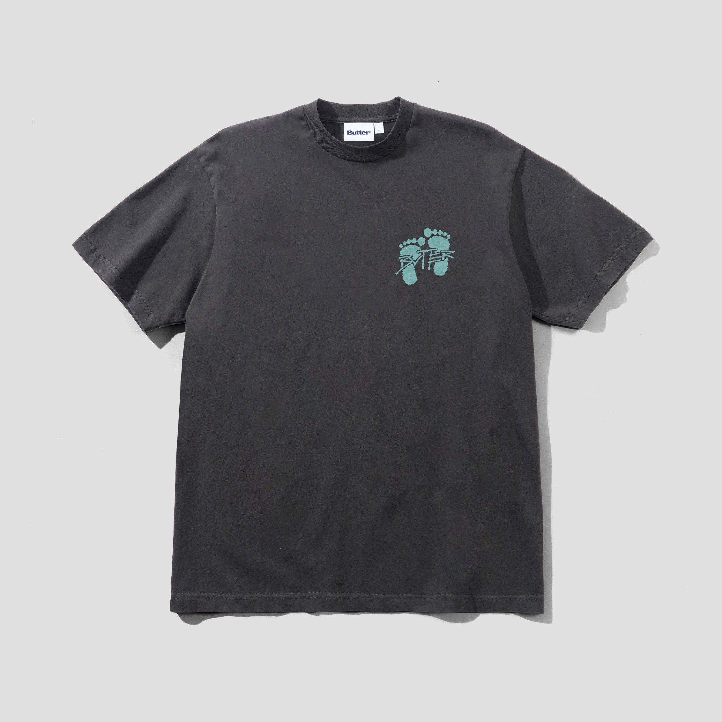 Butter Goods Footprints T-Shirt Black