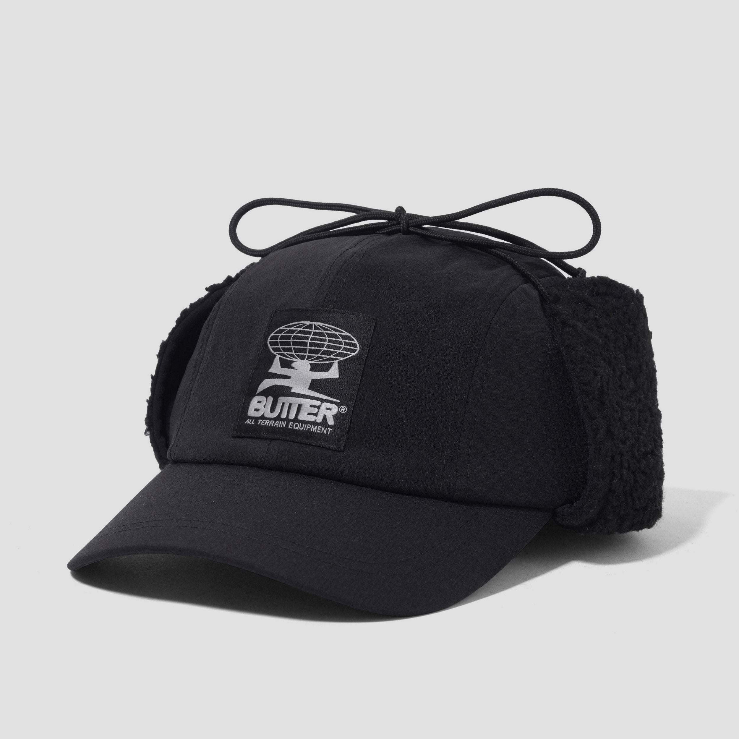 Butter Goods Terrain Ski 4 Panel Cap Black