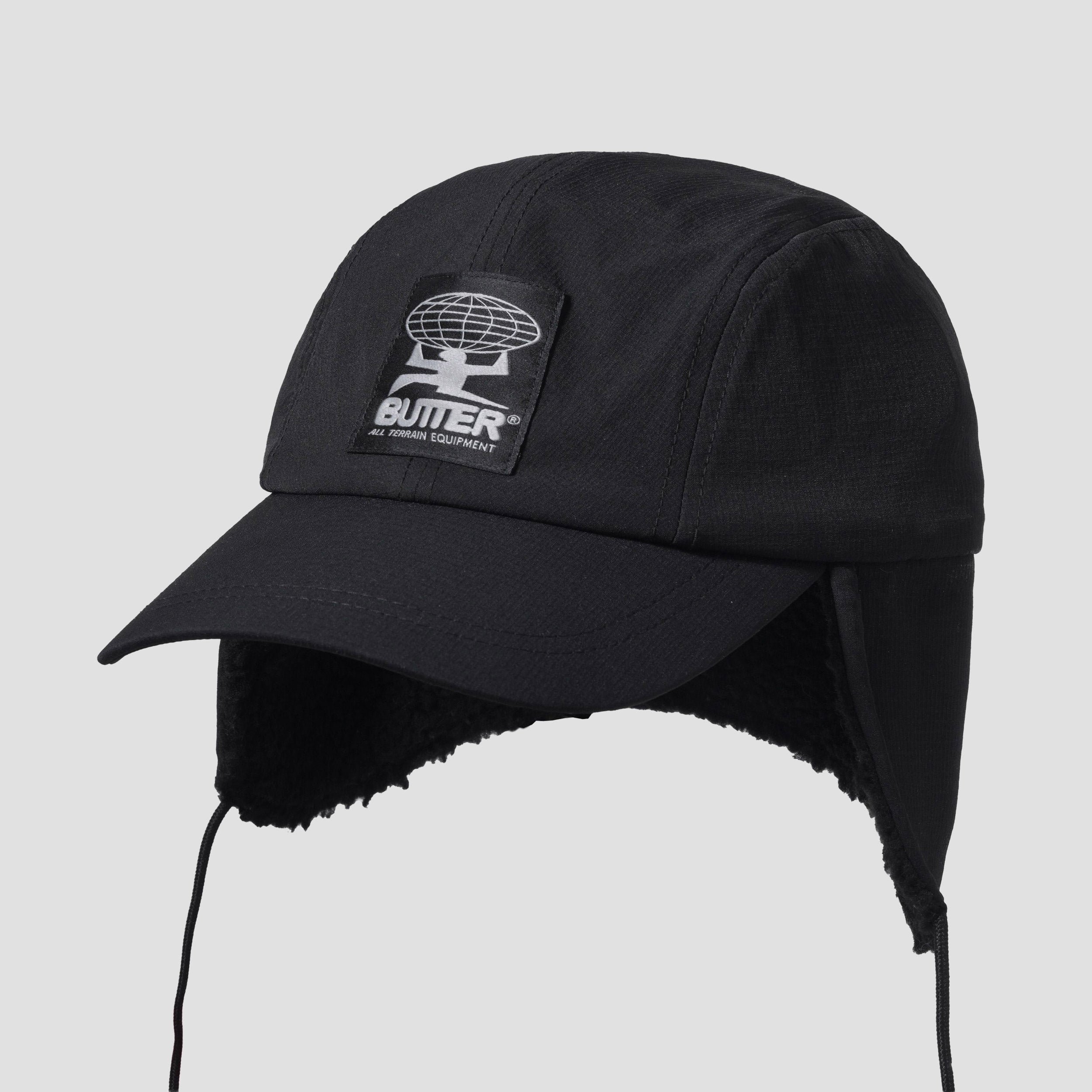 Butter Goods Terrain Ski 4 Panel Cap Black